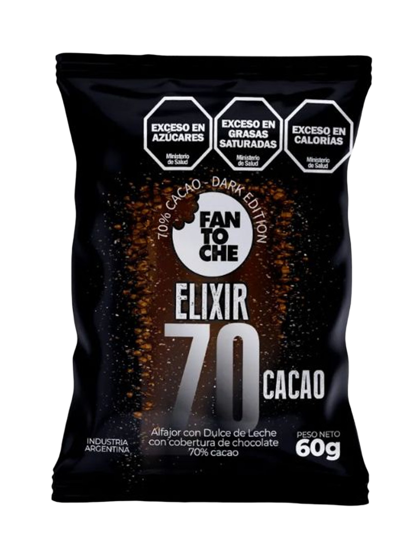 Alfajor Elixir 70% Cacao